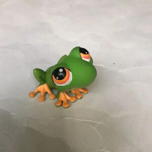 LPS Littlest pet shop green frog 264 loose figure